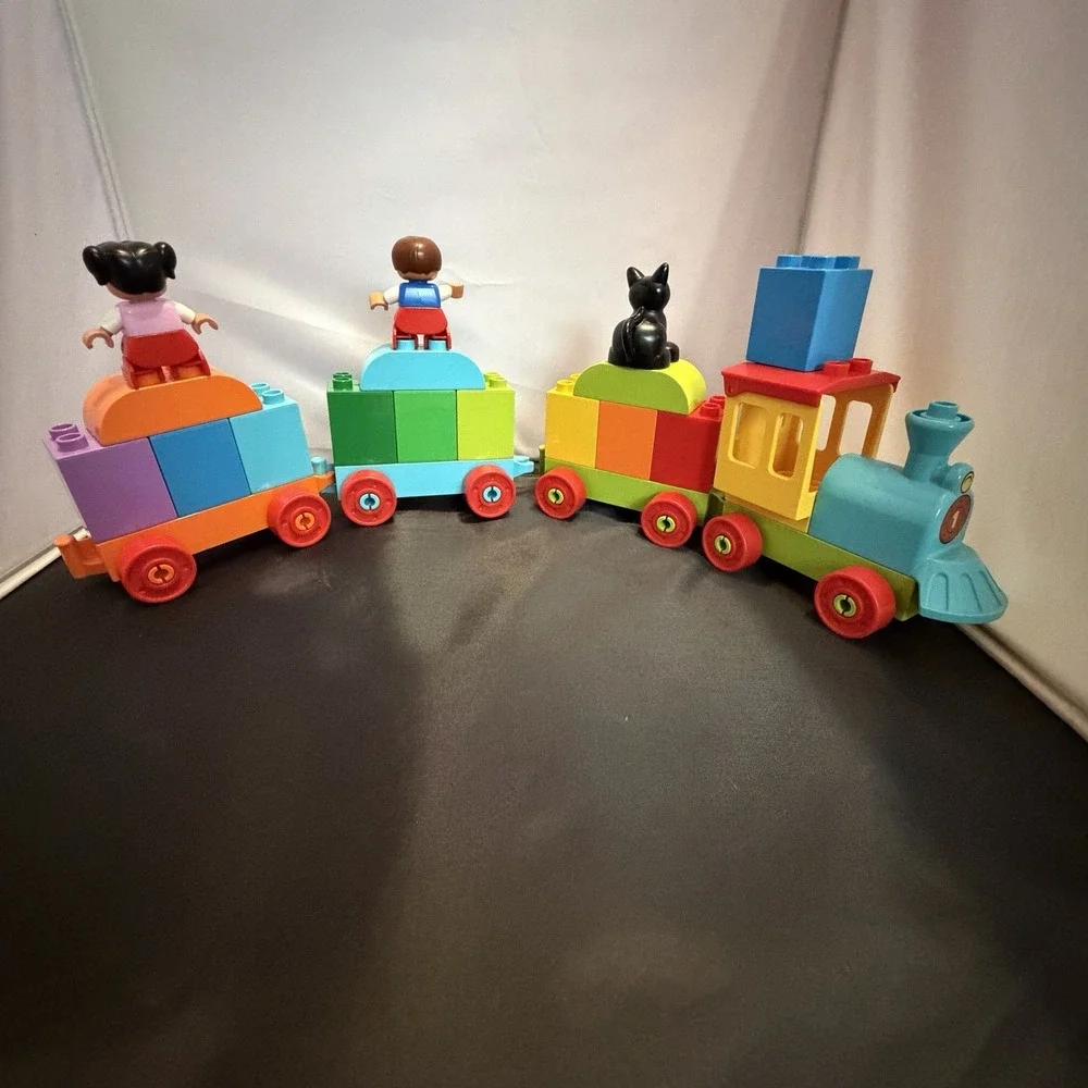 LEGO DUPLO 10558 Number Train 0-9 Complete Numbers Figures Cat